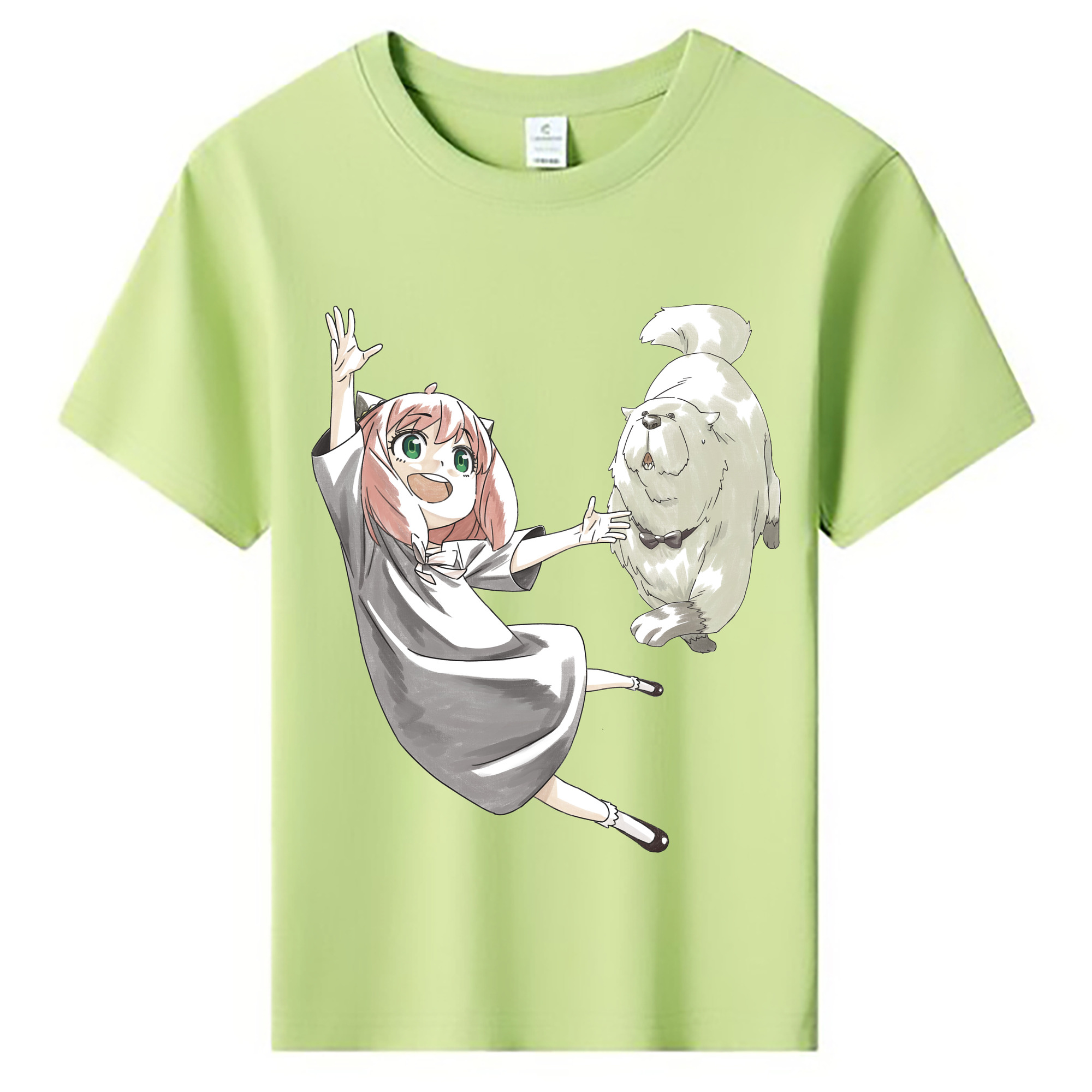 （画像用） SPY×FAMILY间谍家家酒 綿100％キッズTシャツ（フロントプリント）